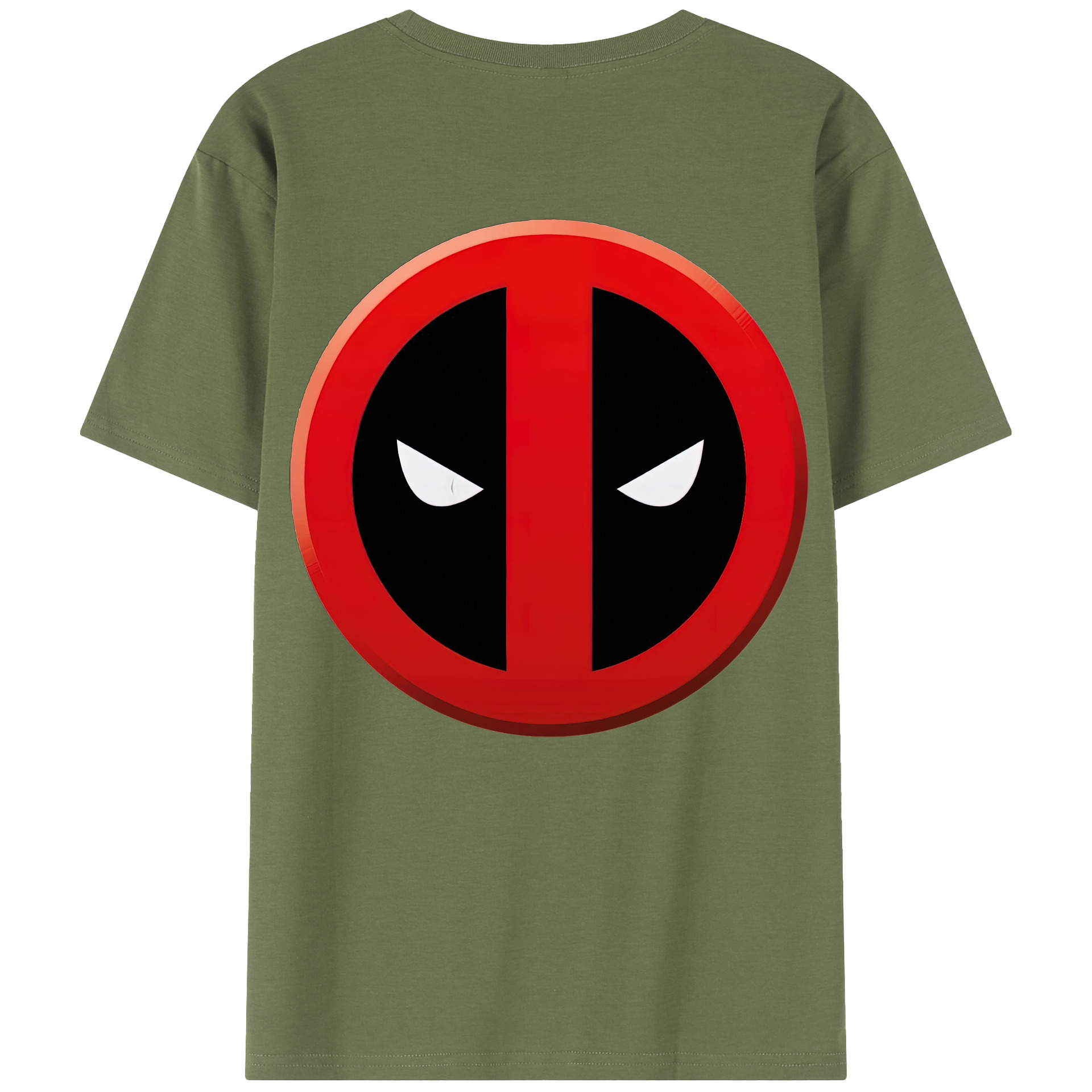 （画像用） Deadpool デッドプール 綿100％半袖Tシャツ（背面プリント）